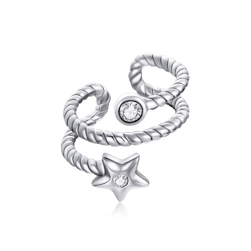 Star Clip Earrings