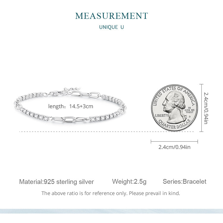 Glittering Mosaic Bracelet