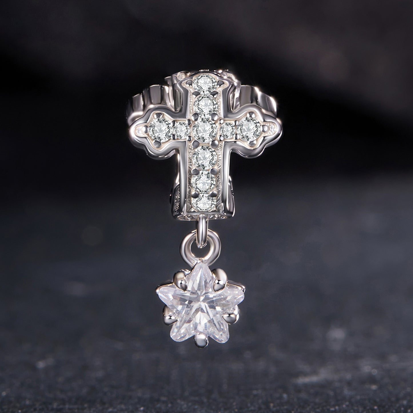 Starlight Christ Silicone Spacer Beads Charm