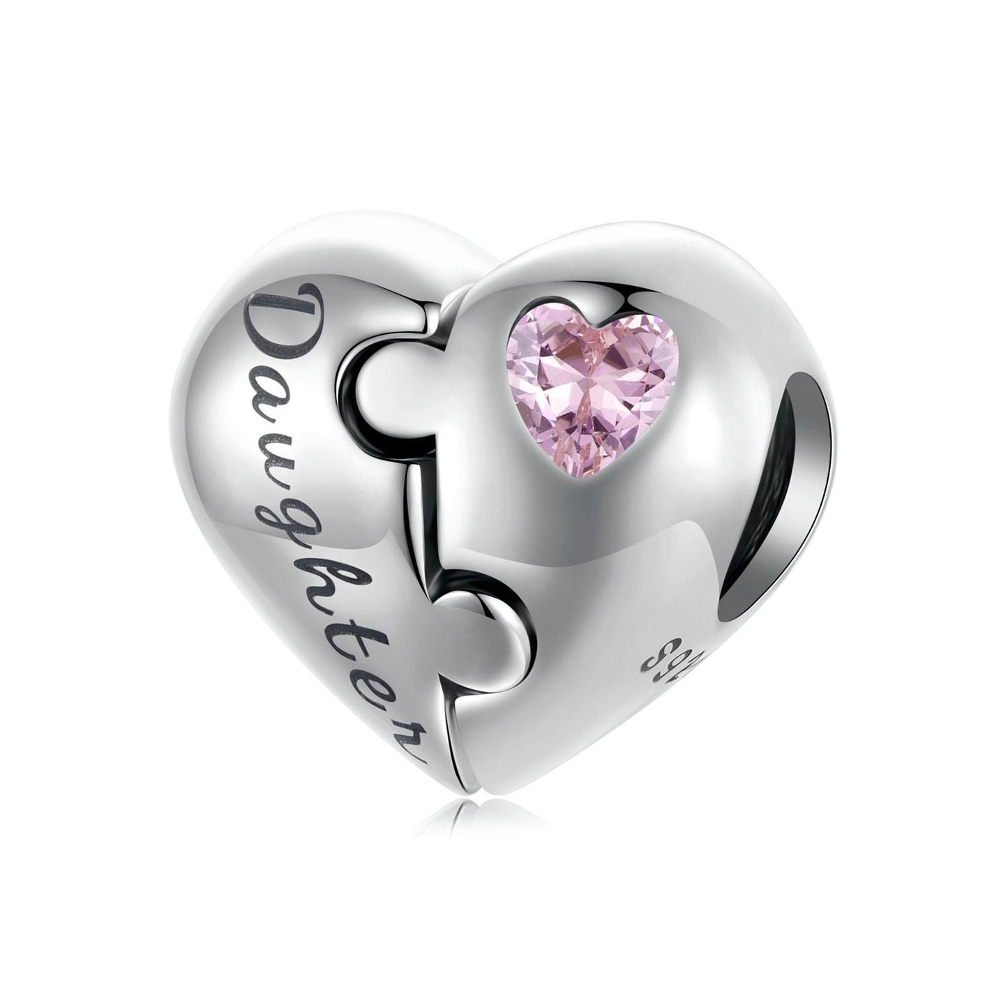 Heart Puzzle Charm