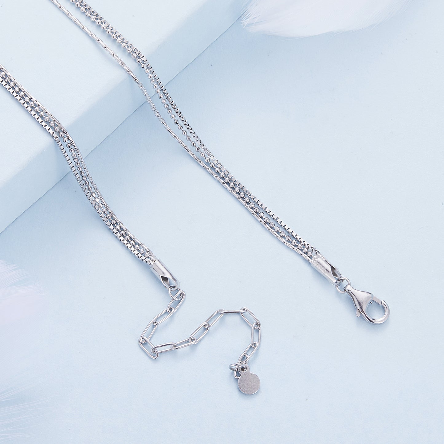 Triple-Layer Chain Necklace