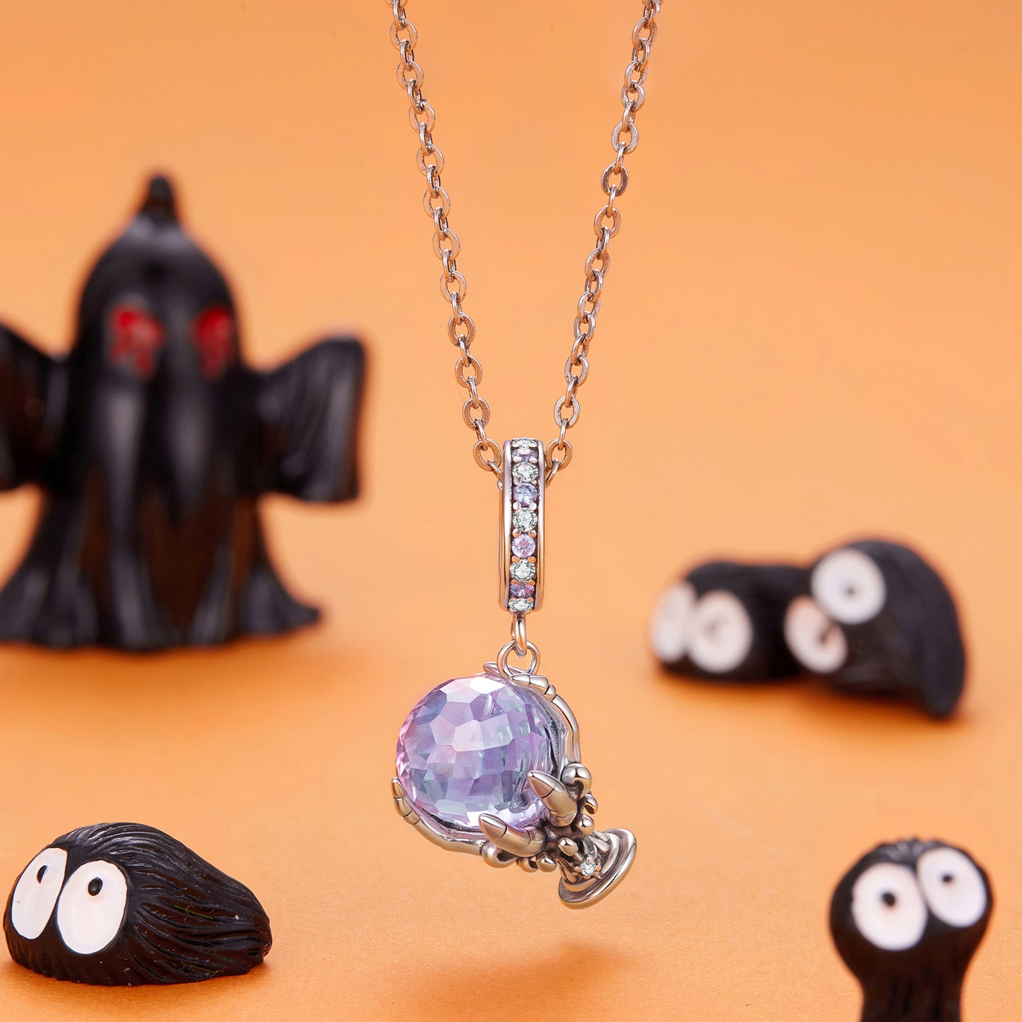 Halloween Magic Crystal Pendant Charm