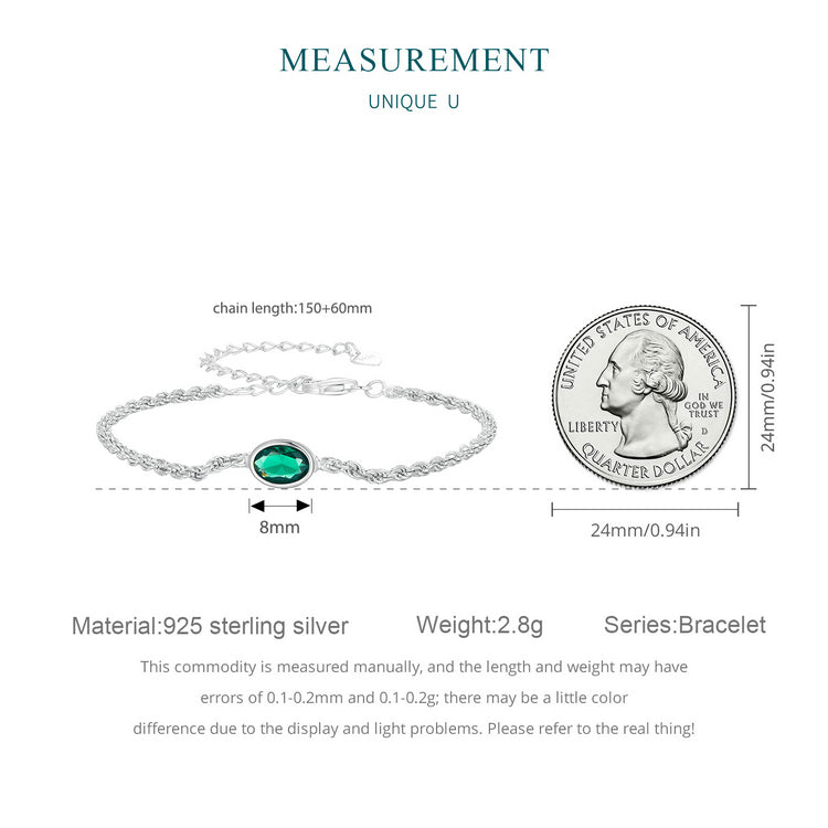 Luxury Green Zircon Choker Bracelet