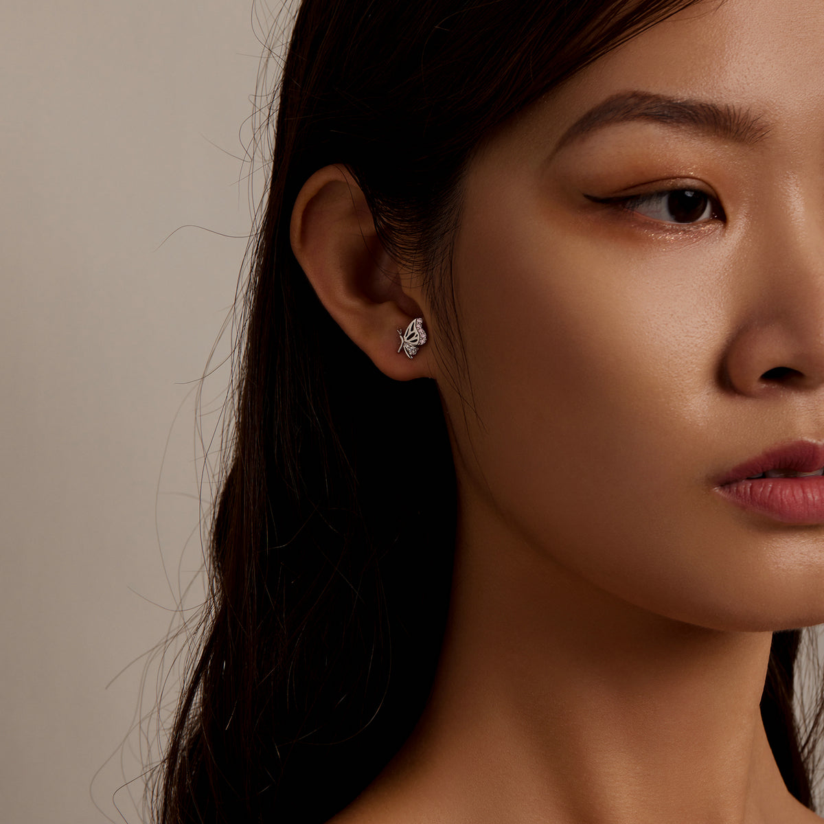 Delicate Butterfly Stud Earrings