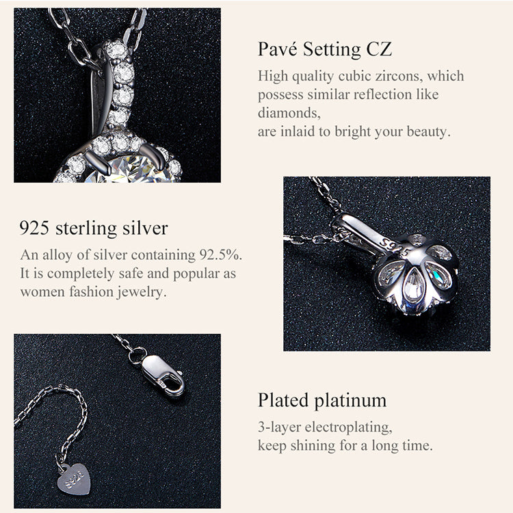 1ct Moissanite Necklace
