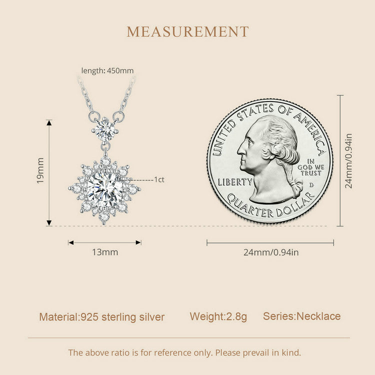 Minimalist 1ct Moissanite Necklace