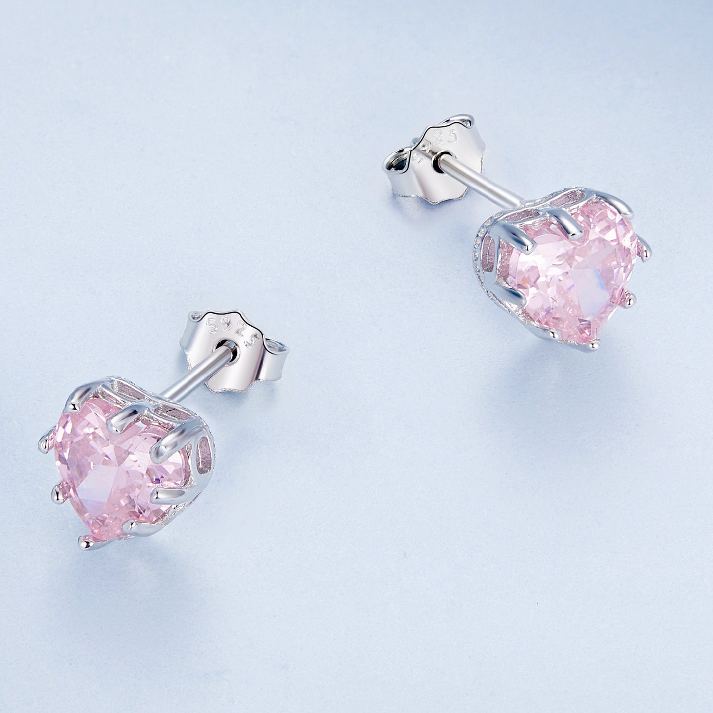 October Birthstone Stud Earrings