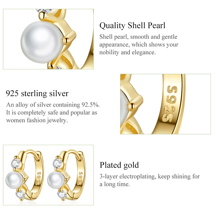 Pearl Clip Earrings