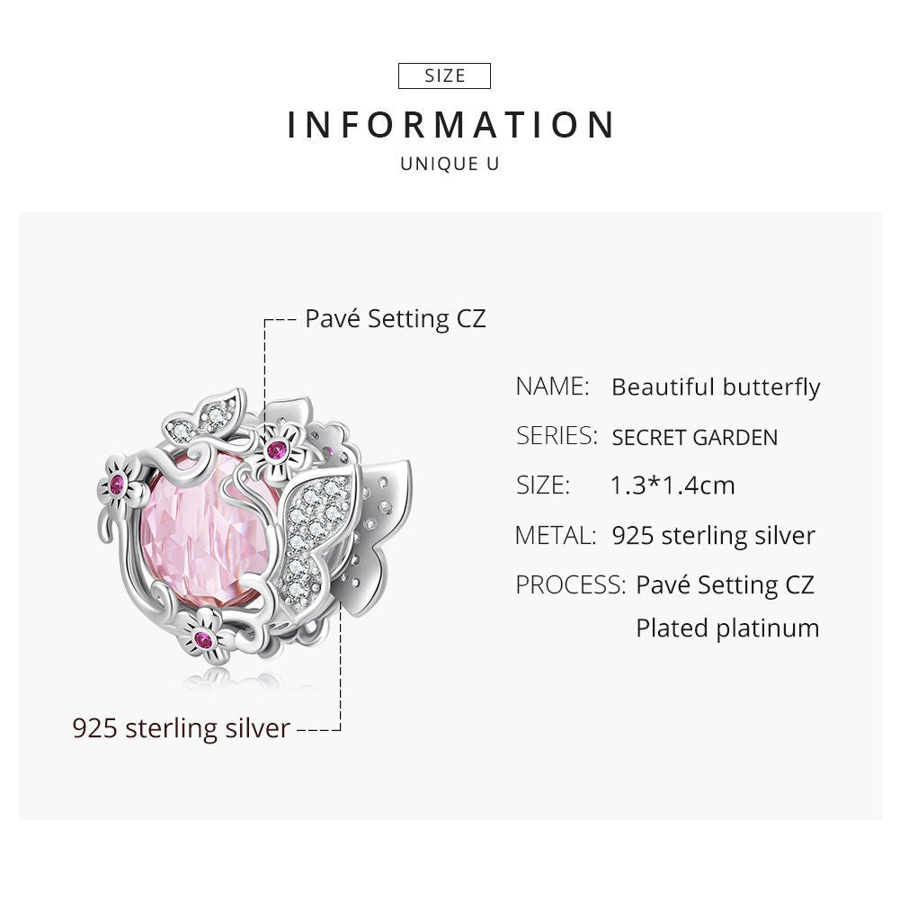 Beautiful Butterfly Charm