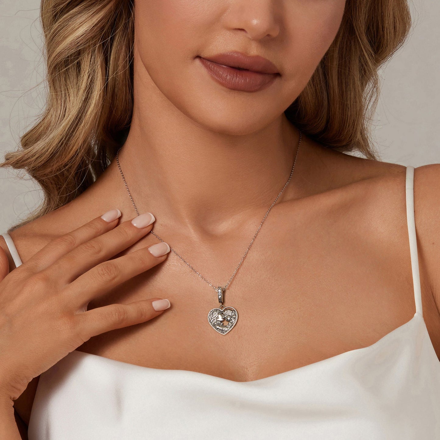 Mother and Daughter Pendant Charm