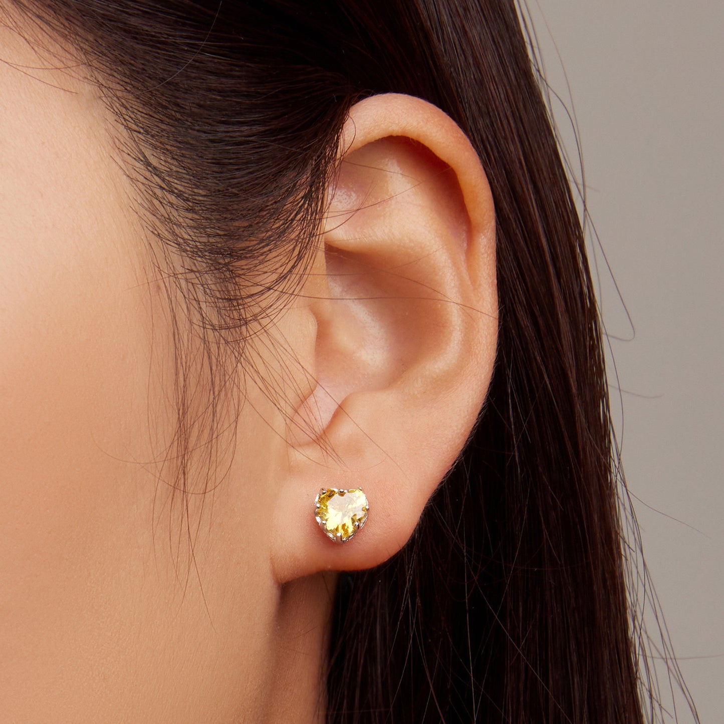 November Birthstone Stud Earrings