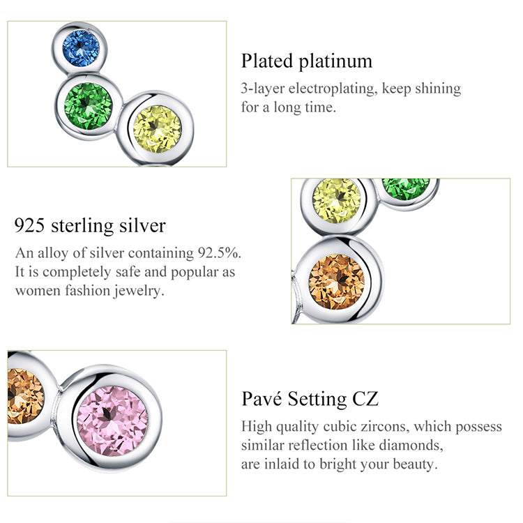 Elegant Sparkle Stud Earrings