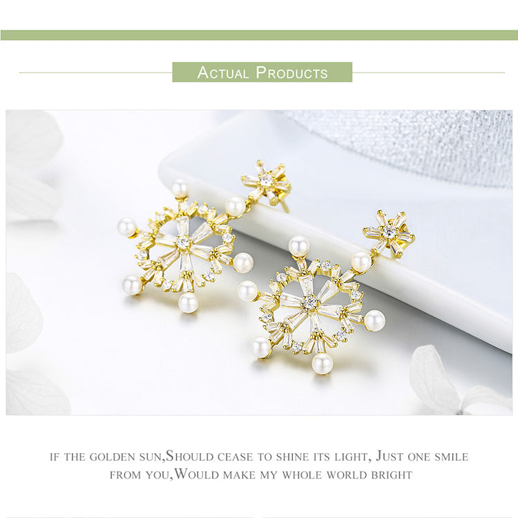 Snowflake Earrings