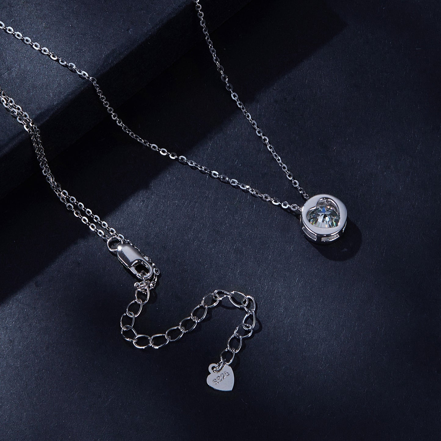 1ct Moissanite Necklace