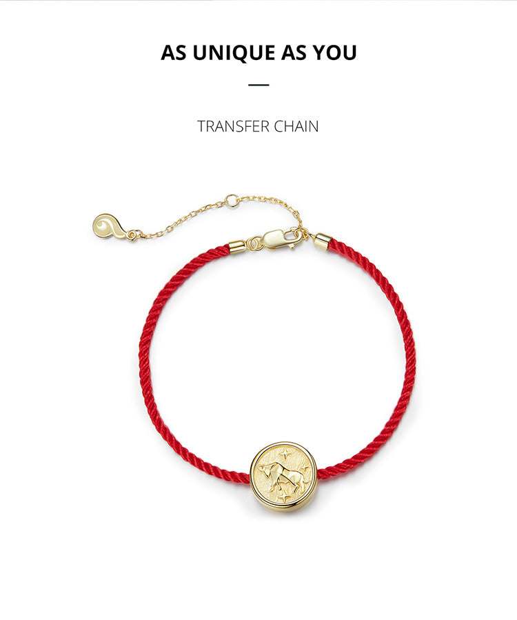 Lucky Ox Charm Bracelet