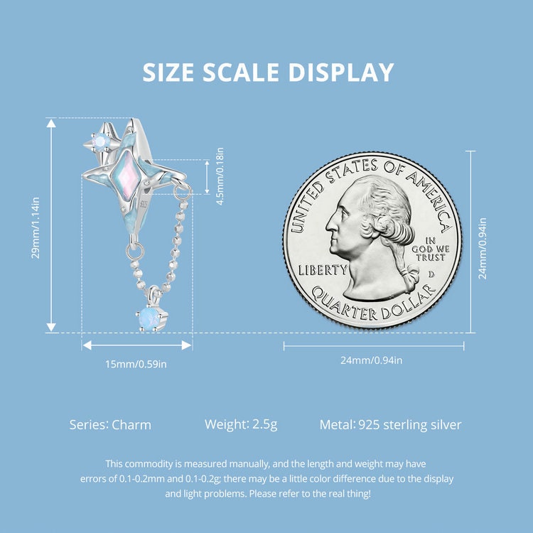 Sparkling Starry Sky Charm