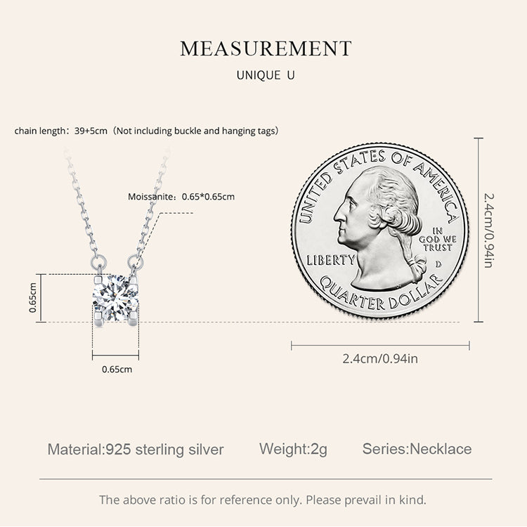 Luxurious Moissanite Necklace