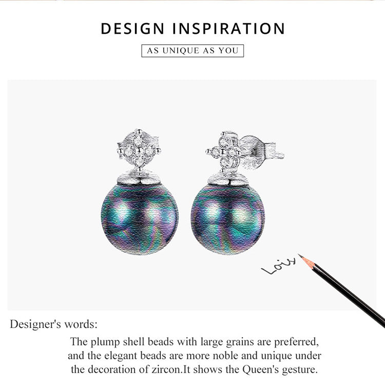 Sparkling Ball Stud Earrings