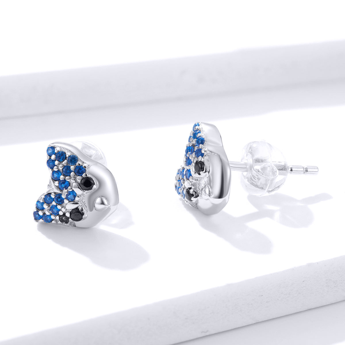Husky Stud Earrings