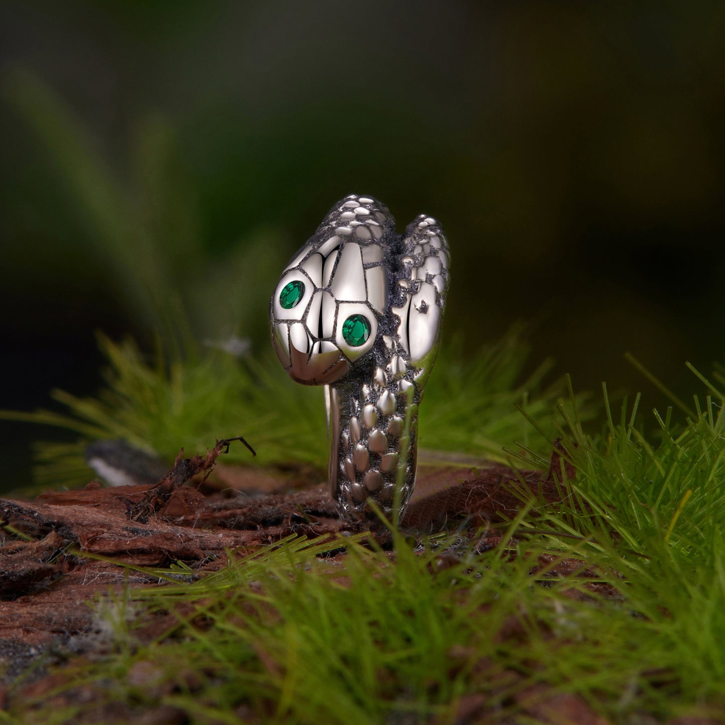 Serpent Silicone Spacer Beads Charm