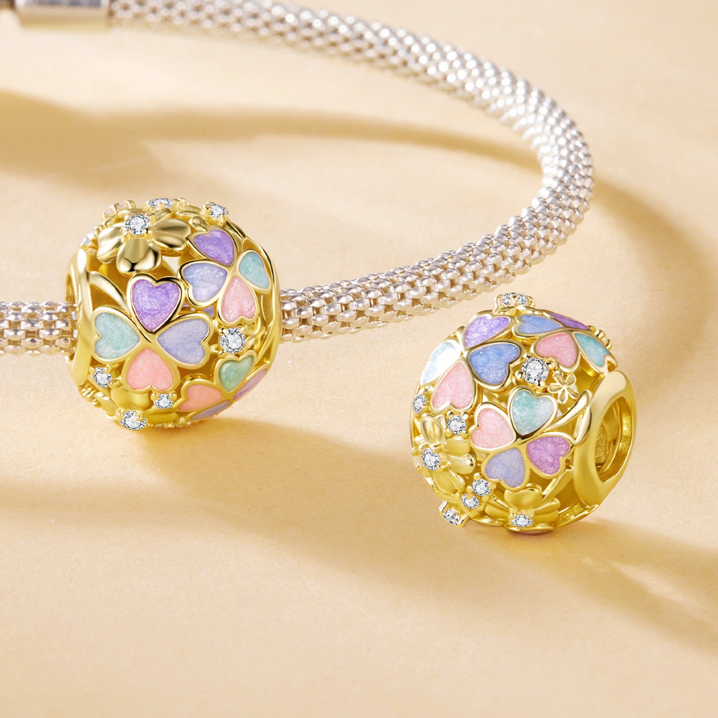 Four-Leaf Clover Charm