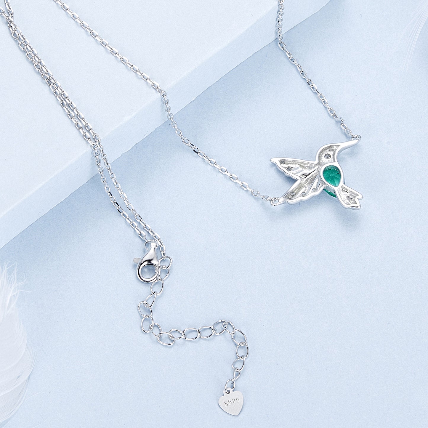 Hummingbird Silhouette Necklace