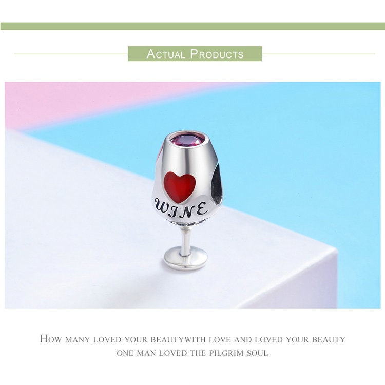 Wine Glass Charm