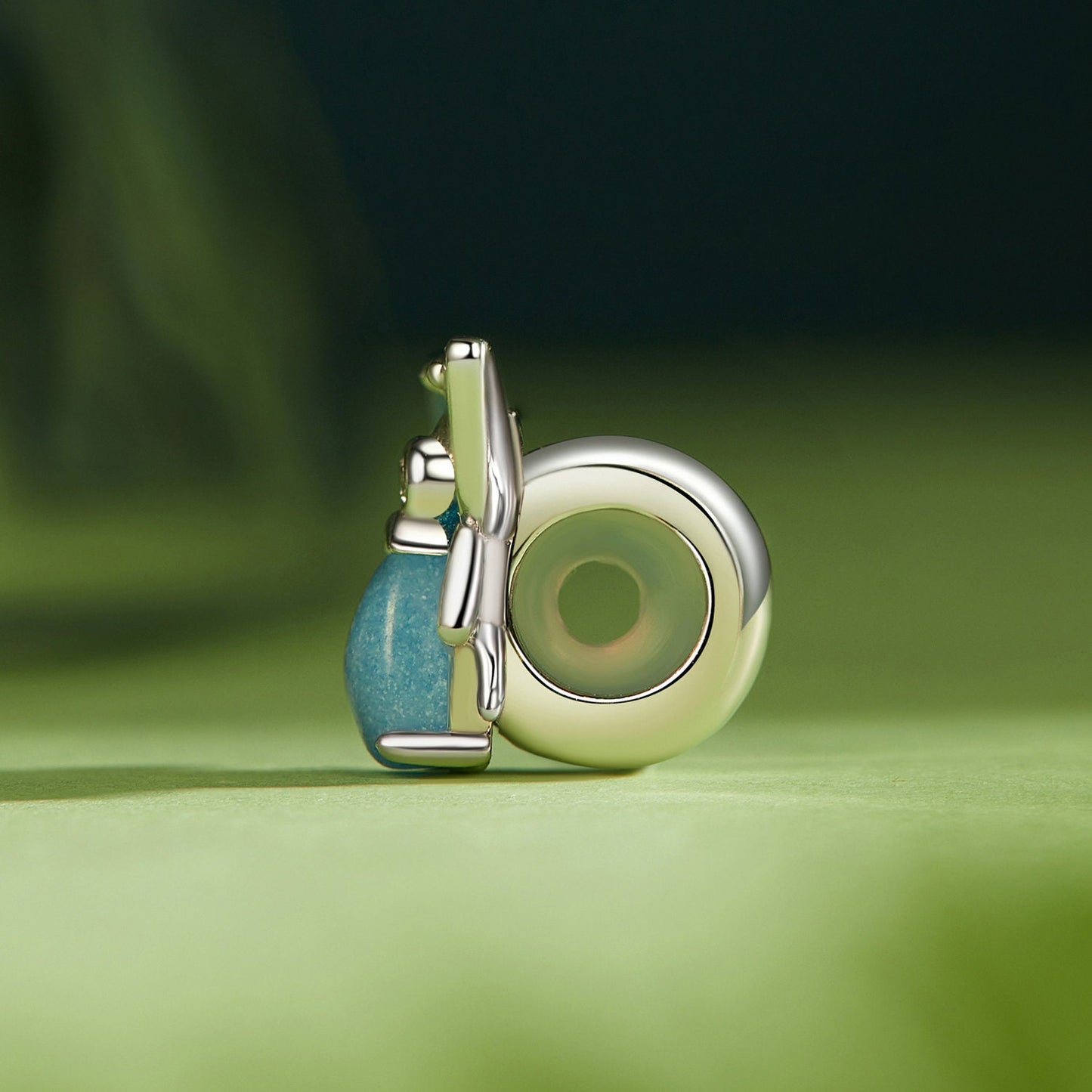 Luminous Radiant Blue Bee Charm