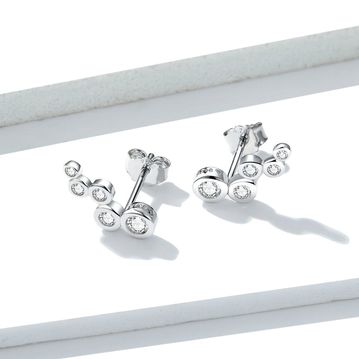 Elegant Sparkle Stud Earrings