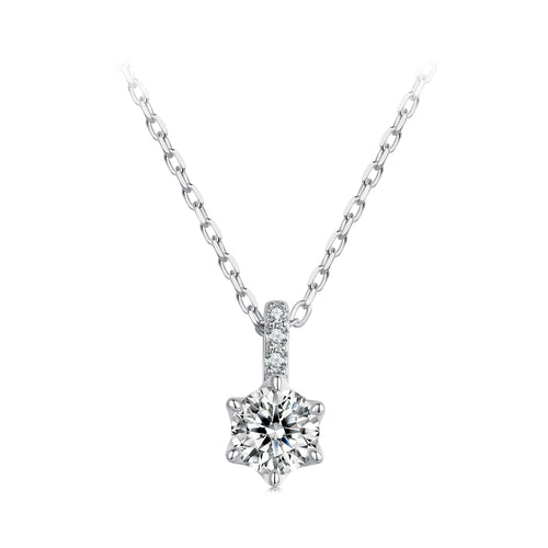 0.5ct Sparkling Moissanite Necklace