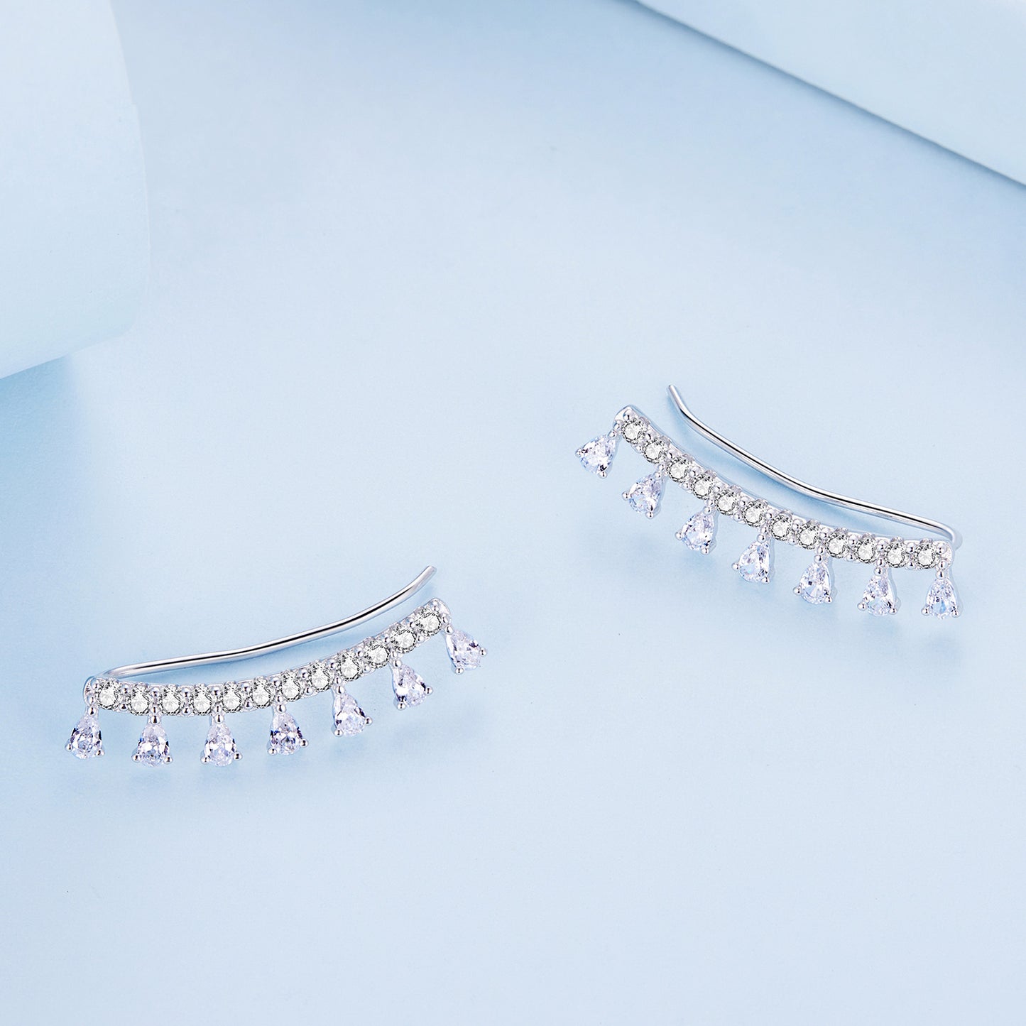 Elegant Zircon Hook Earrings