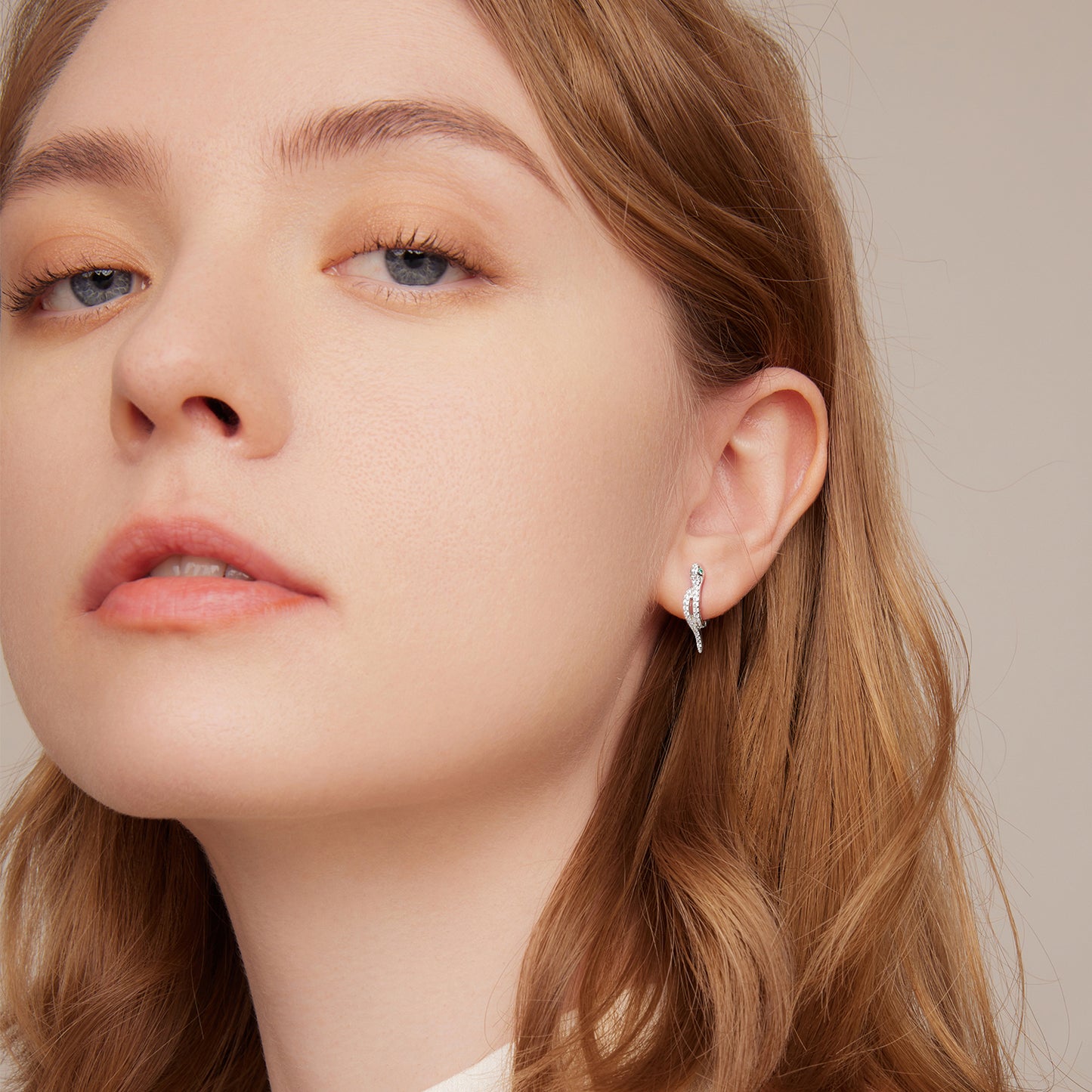 Snake Clip Earrings