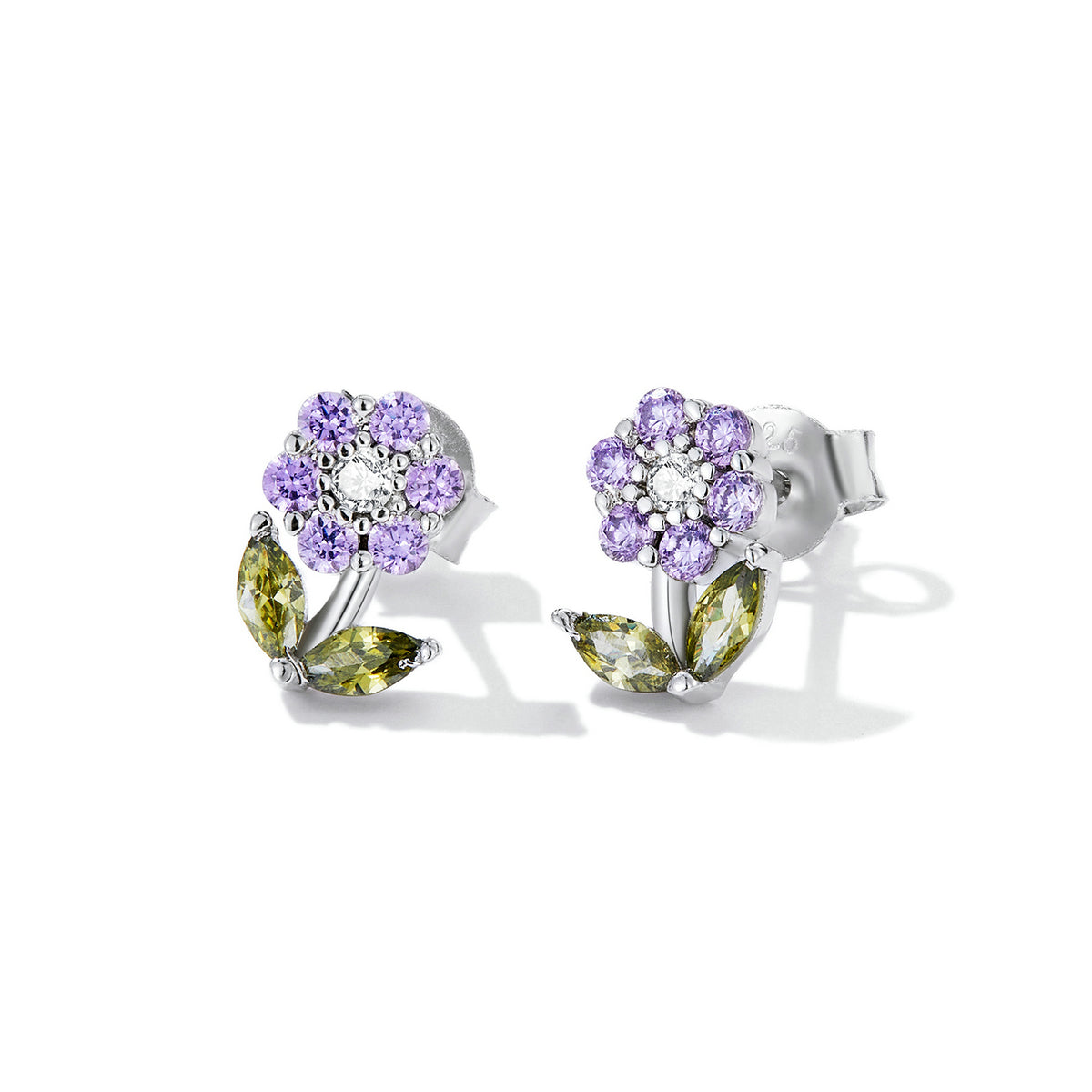 Delicate Flower Stud Earrings