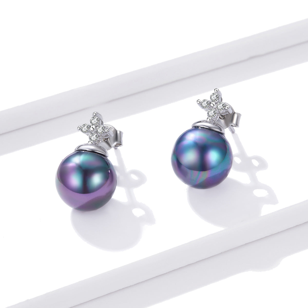 Sparkling Ball Stud Earrings