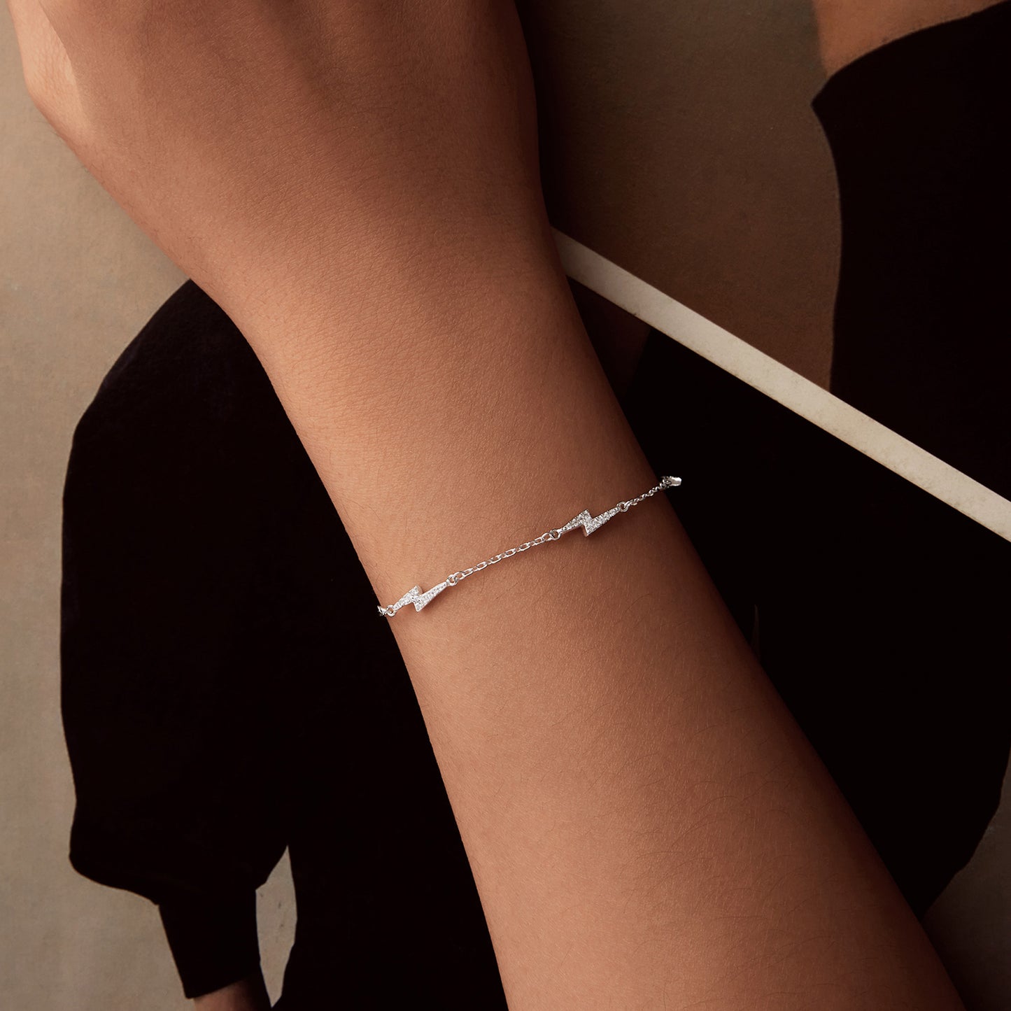 Lightning Bolt Charm Bracelet
