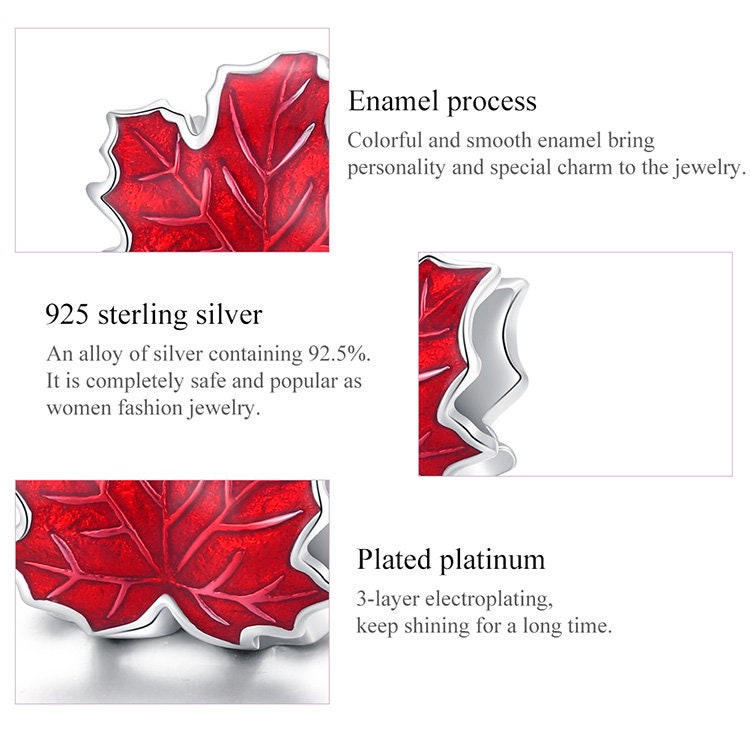 Maple Leaf Charm