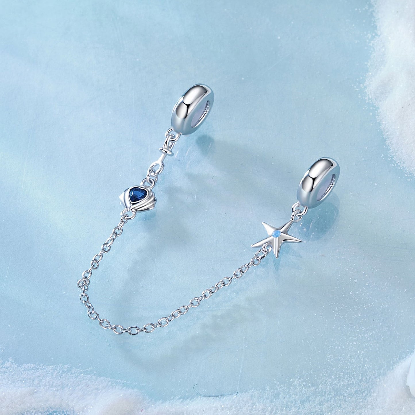 Ocean Silicone Safety Chain Charm