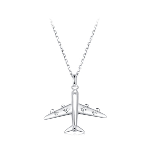 Airplane Charm Necklace