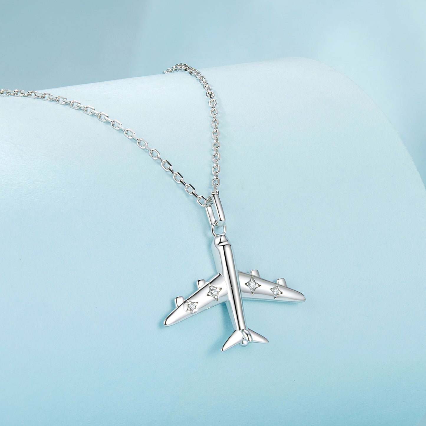 Airplane Charm Necklace