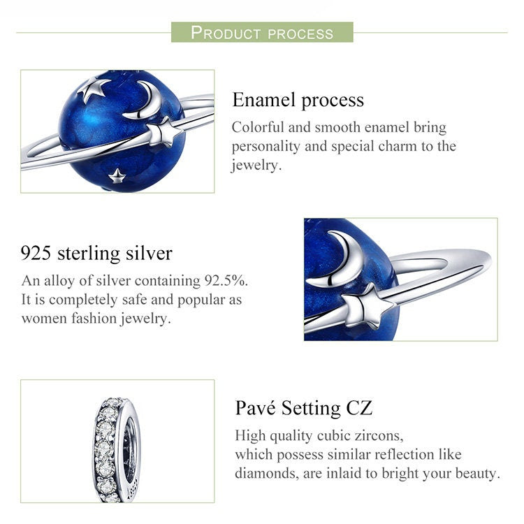 Blue Planet Charm