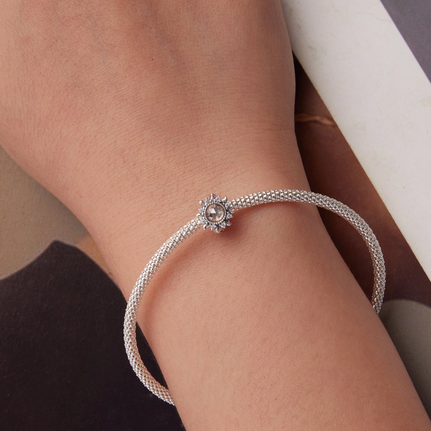 Sun Silicone Spacer Beads Charm