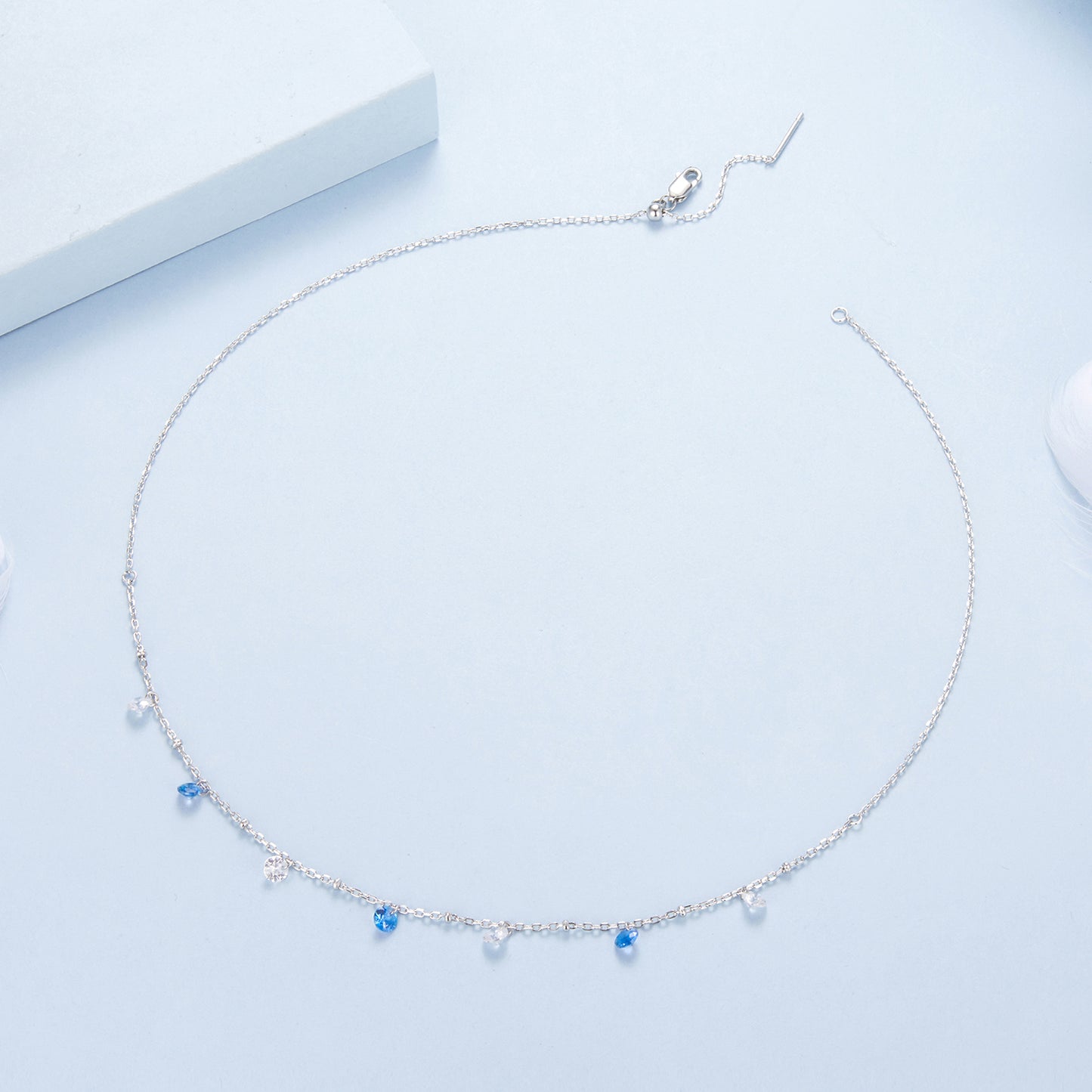Sparkling Star Cluster Necklace