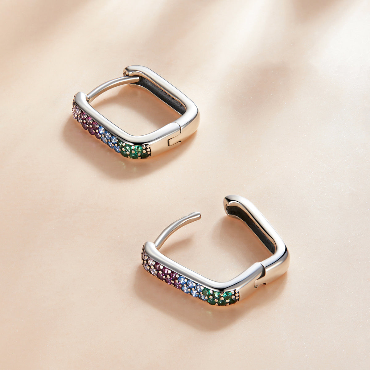 Square Clip Earrings