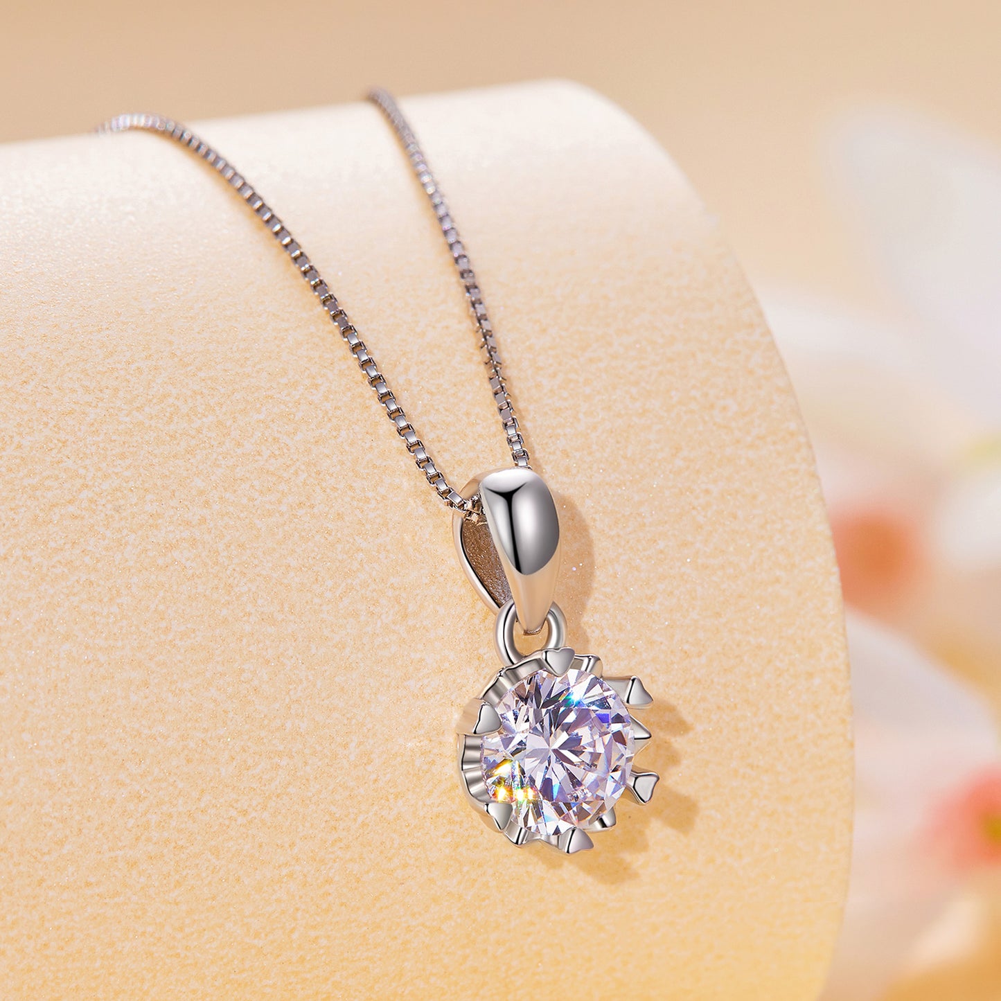 1ct Moissanite Necklace