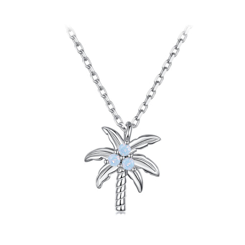 Palm Tree Pendant Necklace