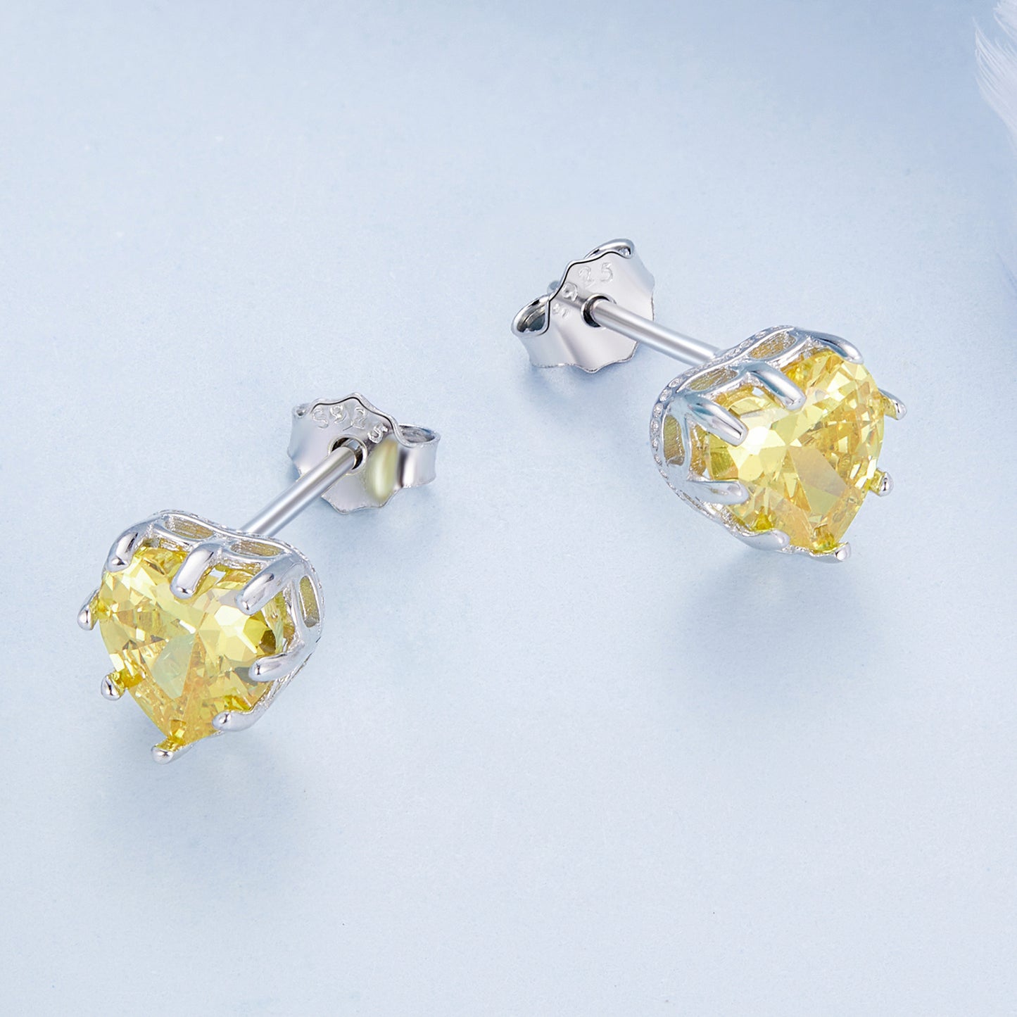 November Birthstone Stud Earrings