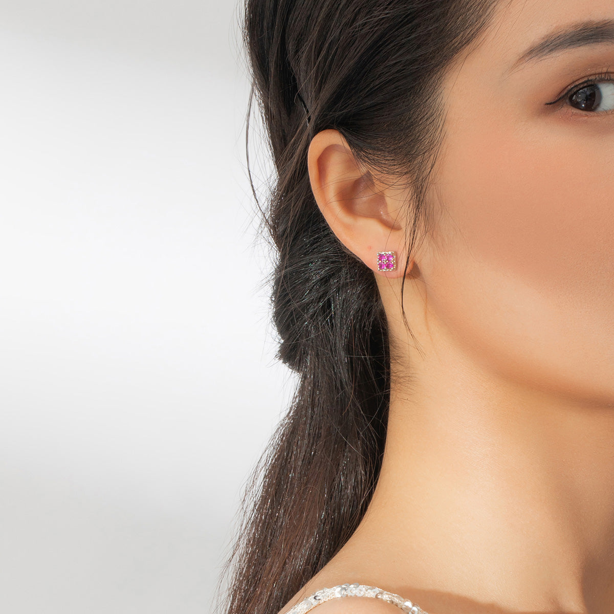 Tetris Hoop Earrings