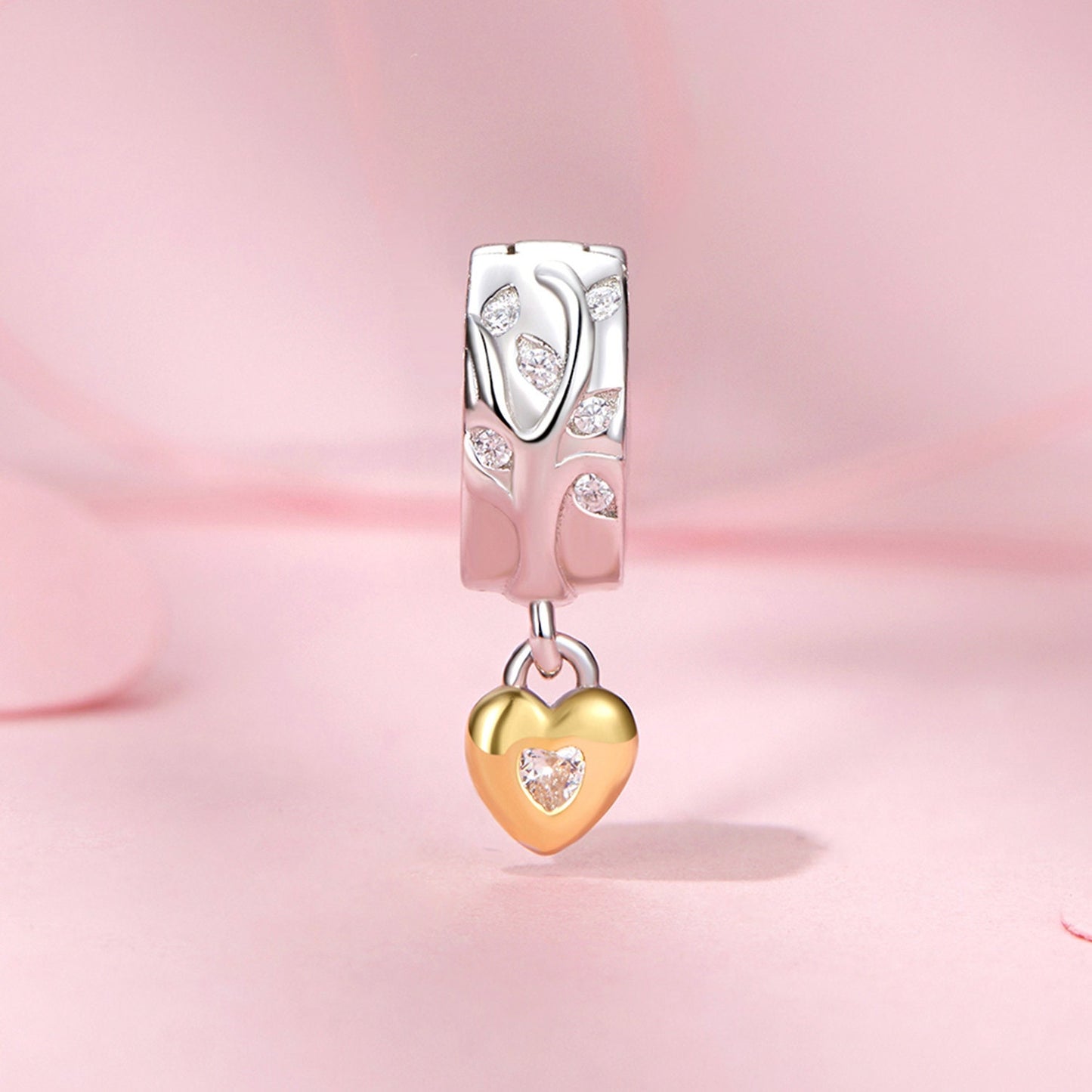 Mother's Day Life Tree Stopper Bead Charm