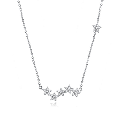 Dazzling Star Cluster Necklace