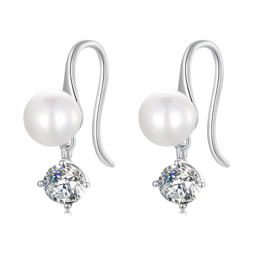Pearl Hook Earrings